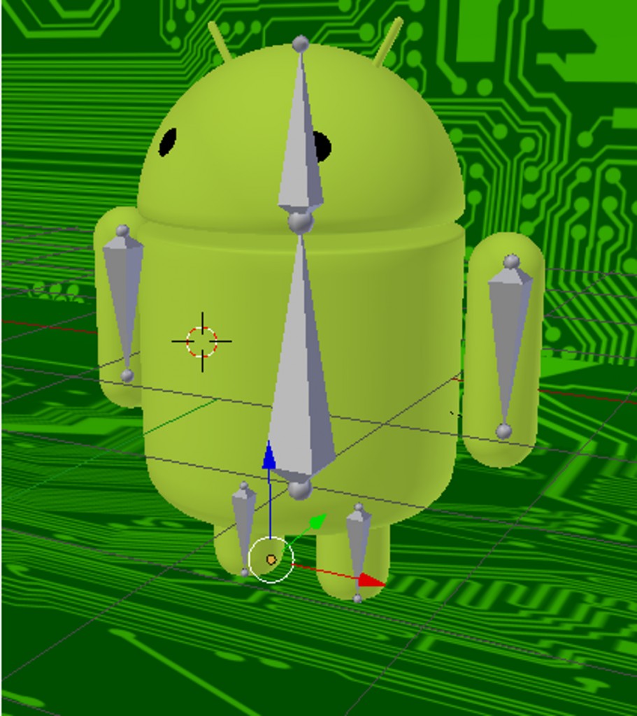 cycles google android logo rigged (2.79) preview image 4